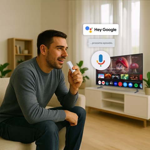 Thomson Go Cast 150 HDMI 4K Ultra HD Google TV Bianco