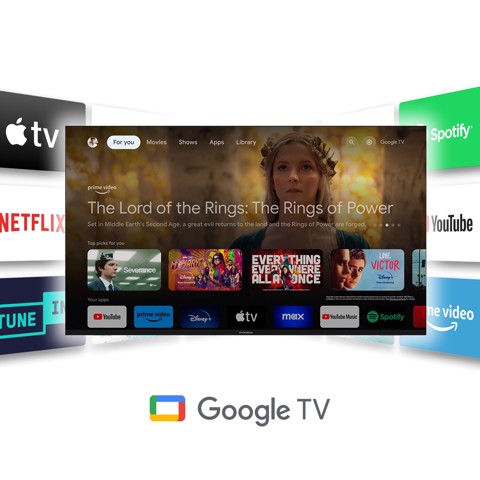 Thomson Go Cast 150 HDMI 4K Ultra HD Google TV Bianco
