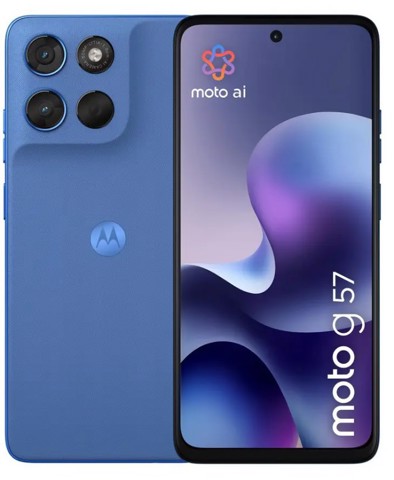 TIM moto g57 Camera 50MP Doppia SIM Android 16.0 5G USB tipo-C 8 GB 256 GB 5200 mAh Blu