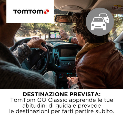 TomTom GO Classic navigatore Fisso 12,7 cm (5") Touch screen 201 g Nero