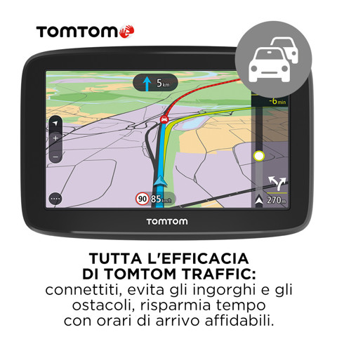 TomTom GO Classic navigatore Fisso 12,7 cm (5") Touch screen 201 g Nero