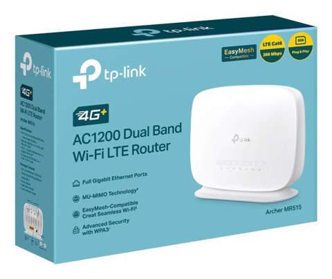 TP-Link ARCHER MR515 AC1200 router 4G+ LTE wireless