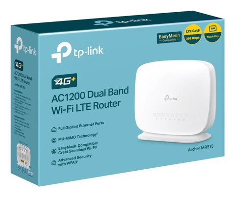 TP-Link Archer MR515 AC1200 router 4G+ LTE wireless