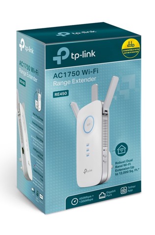 TP-Link RE450 Ripetitore di rete Bianco 10, 100, 1000 Mbit/s