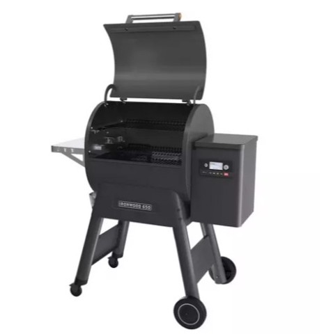 Traeger Barbecue a pellet Ironwood 650 con WiFi con modalità Super Smoke per 12 coperti