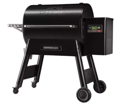 Traeger Barbecue a pellet Ironwood 885 con WiFi e sensore pellet per 16 coperti