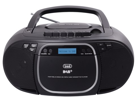 Trevi CMP 576 DAB Digitale 3 W DAB, DAB+, FM Nero Riproduzione MP3