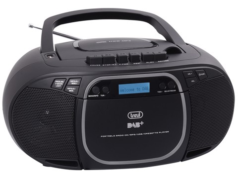 Trevi CMP 576 DAB Digitale 3 W DAB, DAB+, FM Nero Riproduzione MP3