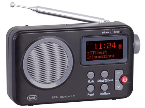 Trevi RADIO PORTATILE DAB DAB+ FM RDS DAB 7F80 R