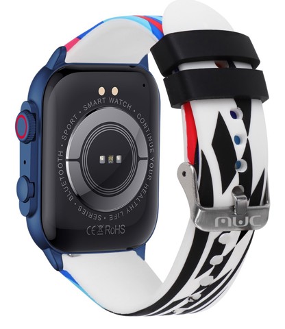 Trevi T-FIT 458 A 4,95 cm (1.95") AMOLED Digitale 410 x 502 Pixel Blu