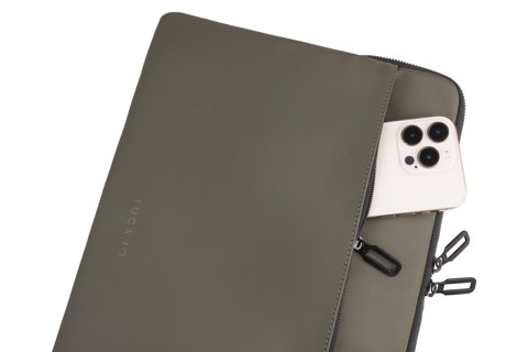 Tucano BFGOM1516-VM borsa per laptop 40,6 cm (16") Custodia a tasca Verde