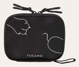 Tucano BTOPOHDBK custodia per unità di archiviazione Custodia a sacchetto Neoprene, Polietilene tereftalato riciclato (rPET) Blu