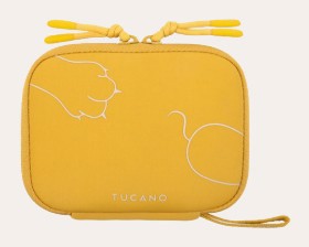 Tucano BTOPOHDY custodia per unità di archiviazione Custodia a sacchetto Neoprene, Polietilene tereftalato riciclato (rPET) Giallo