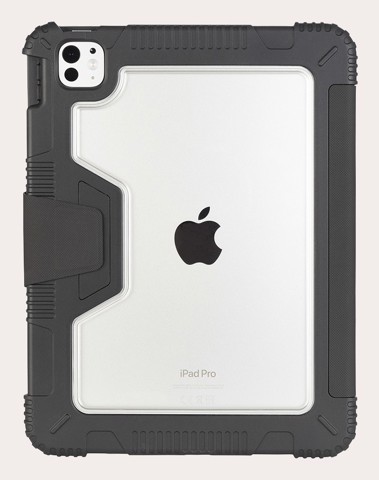 Tucano Educo 27,9 cm (11") Custodia a libro Nero, Trasparente