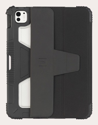 Tucano Educo 27,9 cm (11") Custodia a libro Nero, Trasparente