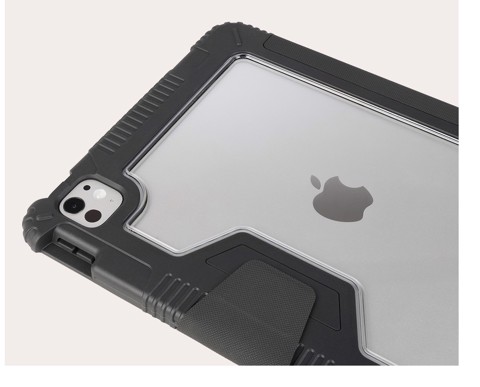 Tucano Educo 27,9 cm (11") Custodia a libro Nero, Trasparente