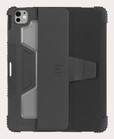 Tucano Educo 33 cm (13") Custodia a libro Nero, Trasparente