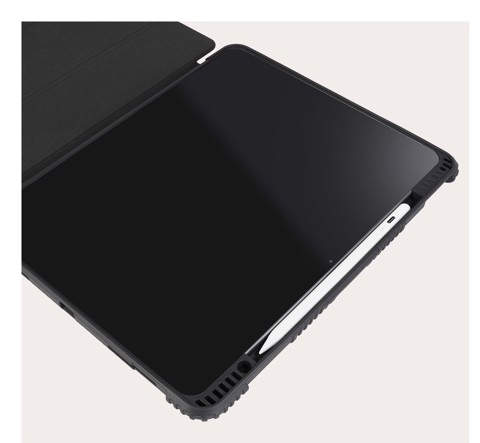 Tucano Educo 33 cm (13") Custodia a libro Nero, Trasparente