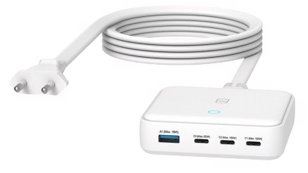 Tucano MA-DEGAN100-EU-W Caricabatterie per dispositivi mobili Computer portatile, Smartphone, Tablet Bianco AC Ricarica rapida Interno