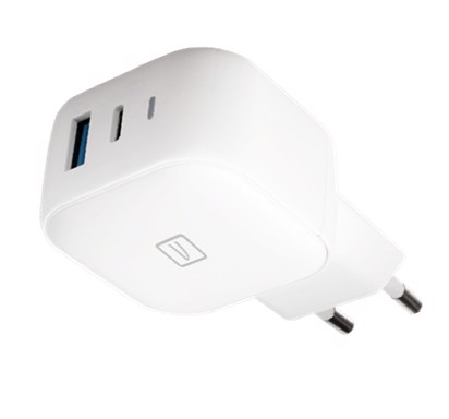 Tucano MA-GAN38-EU-W Caricabatterie per dispositivi mobili Bianco Interno