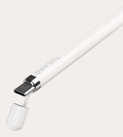Tucano MA-STYPRO-W penna per PDA Argento, Bianco