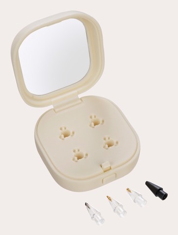 Tucano MA-STYTIPSET-TRBK accessorio per penna stilografica Beige, Nero, Trasparente 1 pz