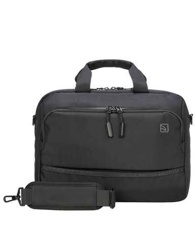 Tucano Player borsa per notebook 39,6 cm (15.6") Nero