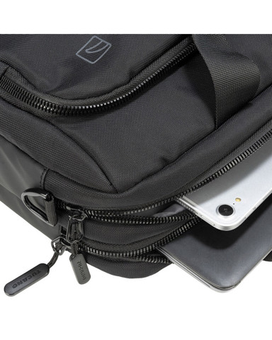 Tucano Player borsa per notebook 39,6 cm (15.6") Nero