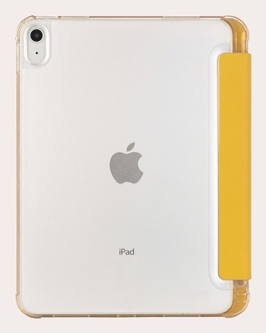 Tucano Satin 27,7 cm (10.9") Custodia a libro Trasparente, Giallo