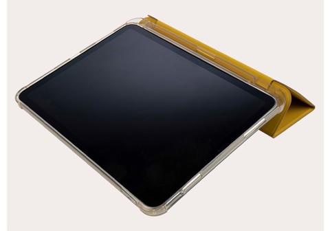 Tucano Satin 27,7 cm (10.9") Custodia a libro Trasparente, Giallo