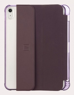 Tucano Satin 27,7 cm (10.9") Custodia a libro Viola, Trasparente