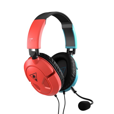 Turtle Beach Recon 50 Auricolare Cablato A Padiglione Gaming Blu, Rosso