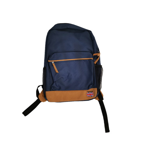 TWEED Zaino Compatto Blue + Camel