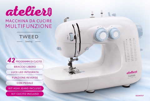 TWEED Atelier Macchina da cucire automatica Elettrico