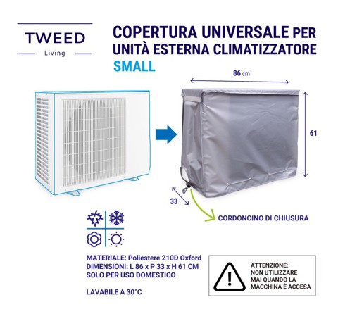 TWEED Copertura Universale Per Unità Esterna Climatizzatore - Small