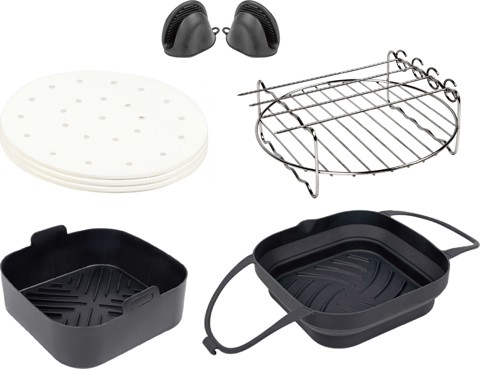 TWEED Set accessori per friggitrice ad aria
