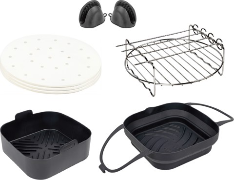 TWEED Set accessori per friggitrice ad aria