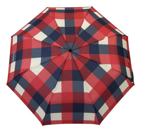 TWEED TW014PGE ombrello Blu, Rosso, Bianco Nylon Compatta