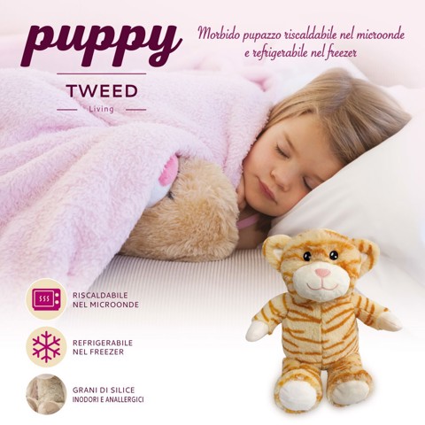 TWEED TW042CAT scaldacorpo Giocattolo riscaldato a microonde