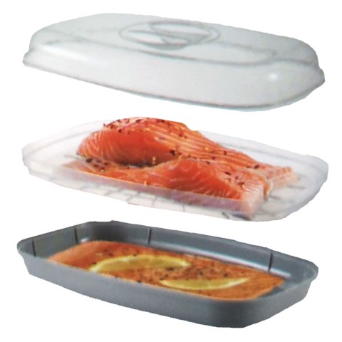 TWEED TW077 Kit accessori per microonde 3 contenitori assortiti + 2 coperchi paraschizzi