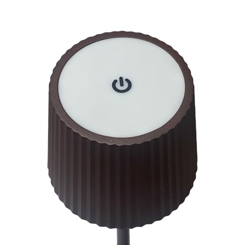 TWEED TW109COR lampada da tavolo ricaricabile usb LED Marrone