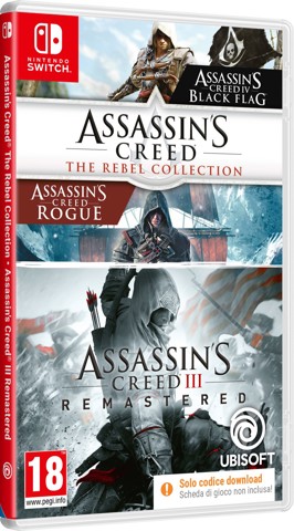 Ubisoft Assassin’s Creed The Rebel Collection + AC3 (CIAB) NSW Nintendo Switch
