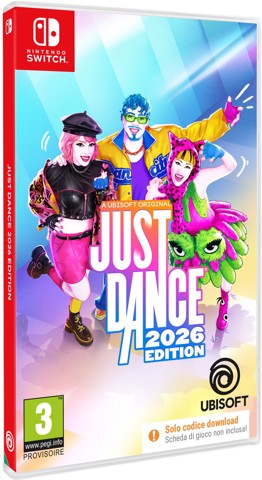 Ubisoft Just Dance 2026 Standard Cinese semplificato, Cinese tradizionale, Tedesca, DUT, Inglese, ESP, Francese, ITA, Giapponese, Coreano, Portoghese, Russo Nintendo Switch