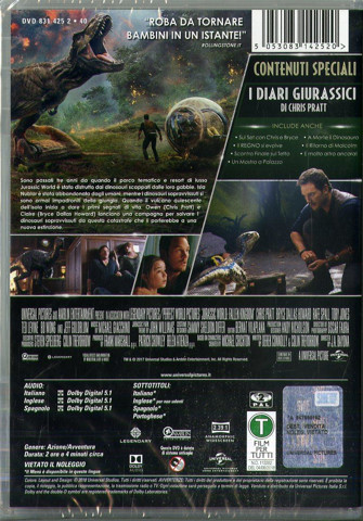 Universal Pictures Jurassic World: Il Regno Distrutto DVD 2D Inglese
