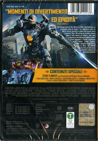 Universal Pictures Pacific Rim. La rivolta DVD 2D Inglese, ITA, Turco