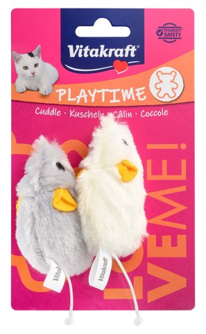 Vitakraft 39886 Topolini peluche gioco per gatti