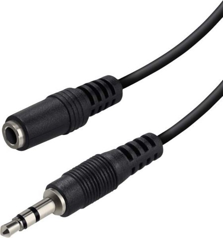 Vivanco VVAJACK15MFK cavo audio 1,5 m 3.5mm TRS Nero