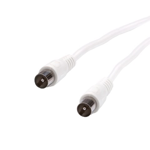 Vivanco VVAN90DB30MMW cavo coassiale 3 m Tipo F Bianco