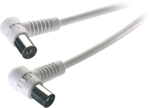 Vivanco VVANCABMF30090W cavo coassiale 3 m Bianco