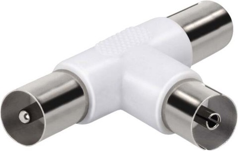 Vivanco VVANCONCOAX2M1F connettore coassiale 1 pz